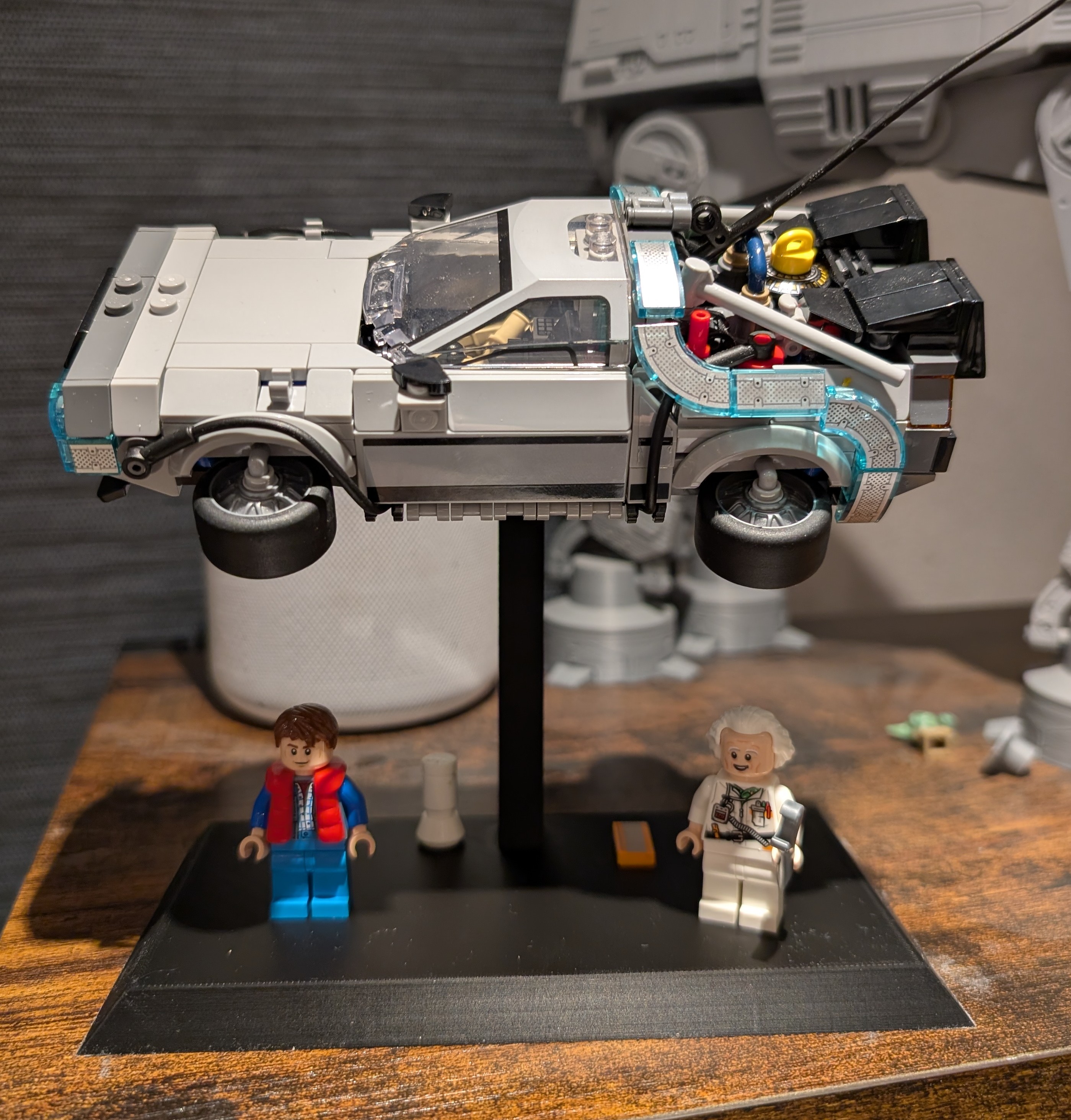Display Stand for Lego Time Machine