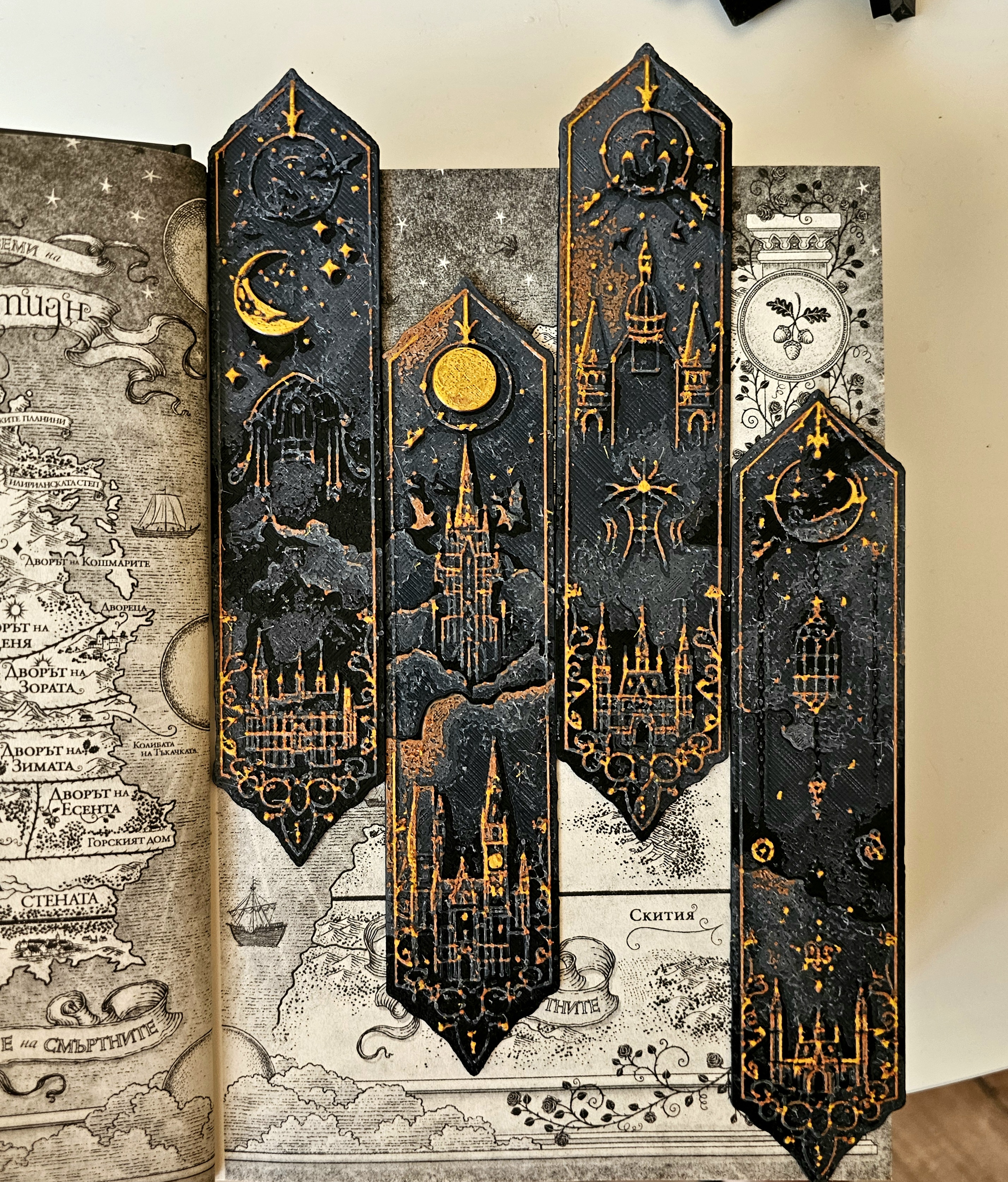 "Hogwarts"- Bookmarks Set inspired by Harry Potter
