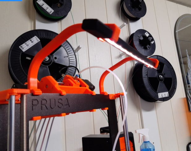 Prusa i3 MK3S Lightbar for IKEA HALVTIMME