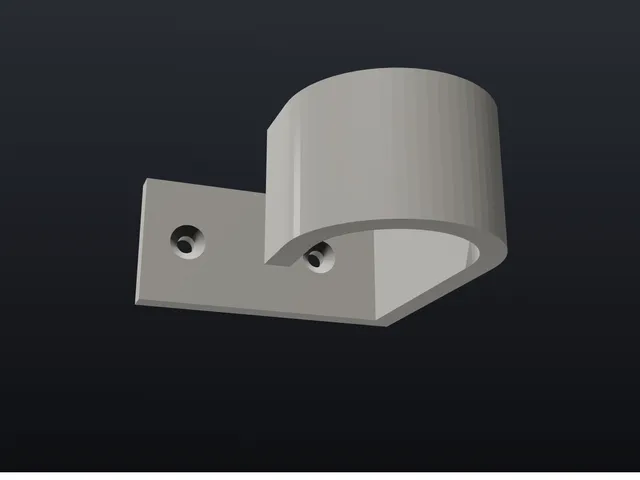 Under-Desk Headphone Hook (Screw Mount)