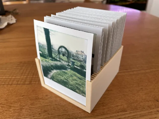 Polaroid Photo Display & Storage Rack