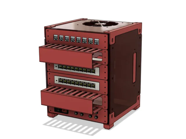 6U mini home server network rack