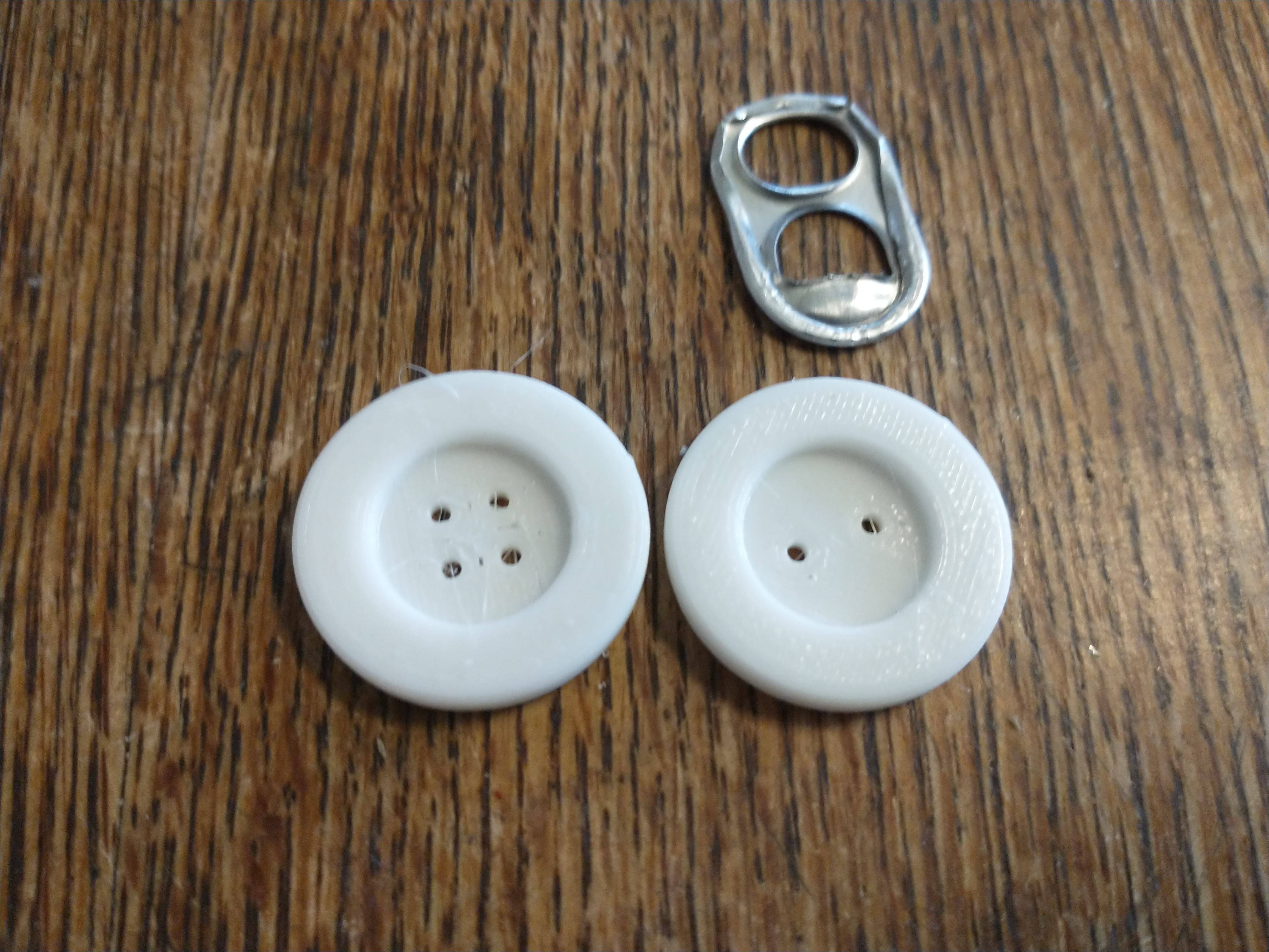 25mm Wide Ridge Button