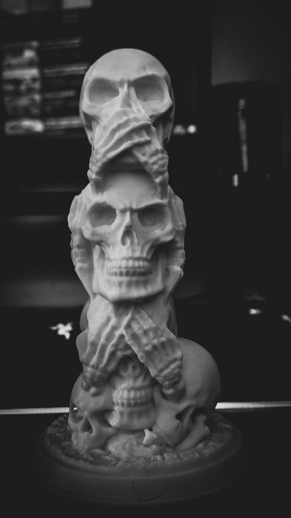 Miniatura 4 do modelo 3D skull tower with cache! hiddenbox!
