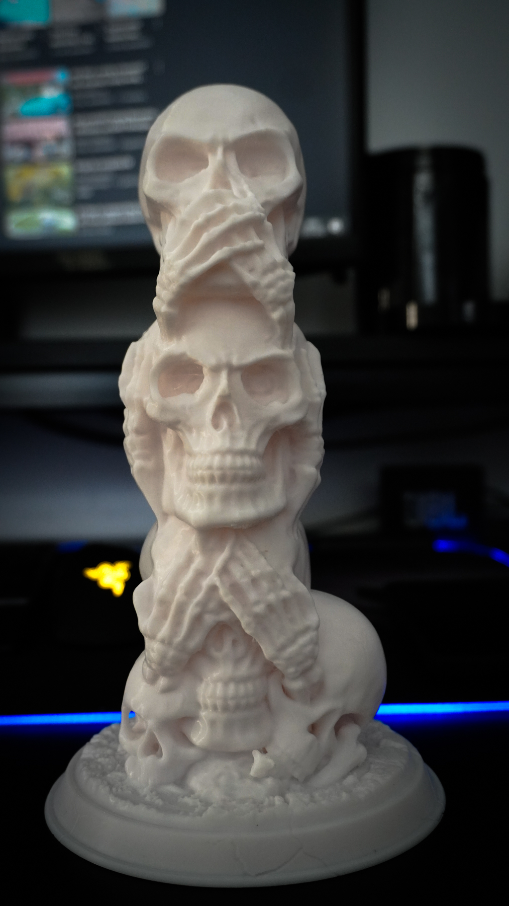 Miniatura 3 do modelo 3D skull tower with cache! hiddenbox!