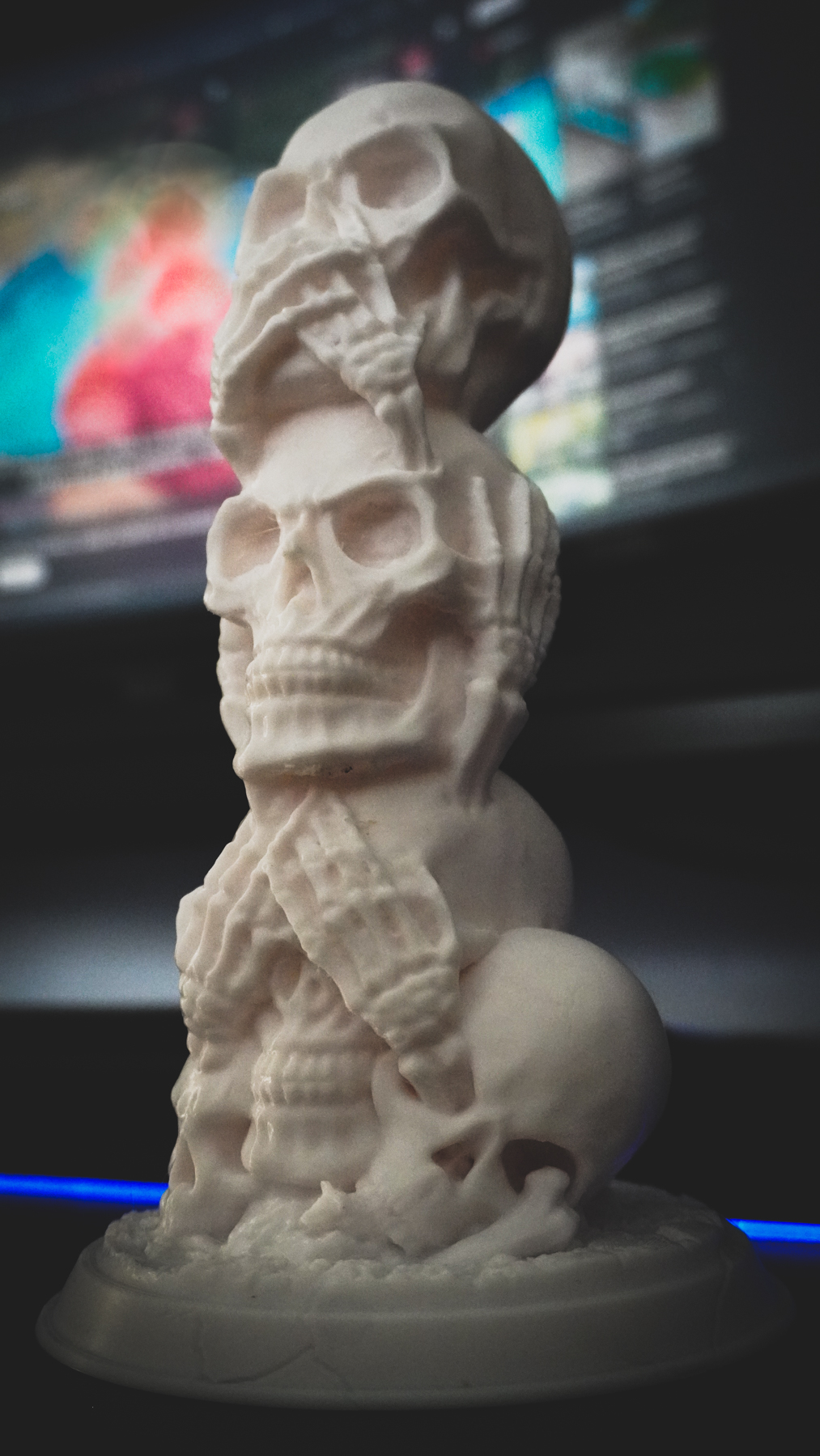 Miniatura 7 do modelo 3D skull tower with cache! hiddenbox!