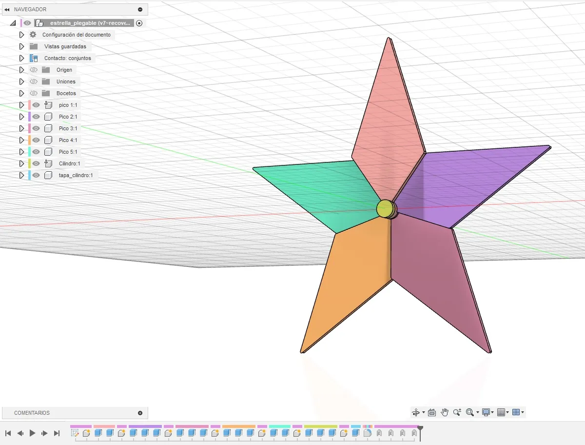 Folding Star by jorge moreno utrilla | Download free STL model ...