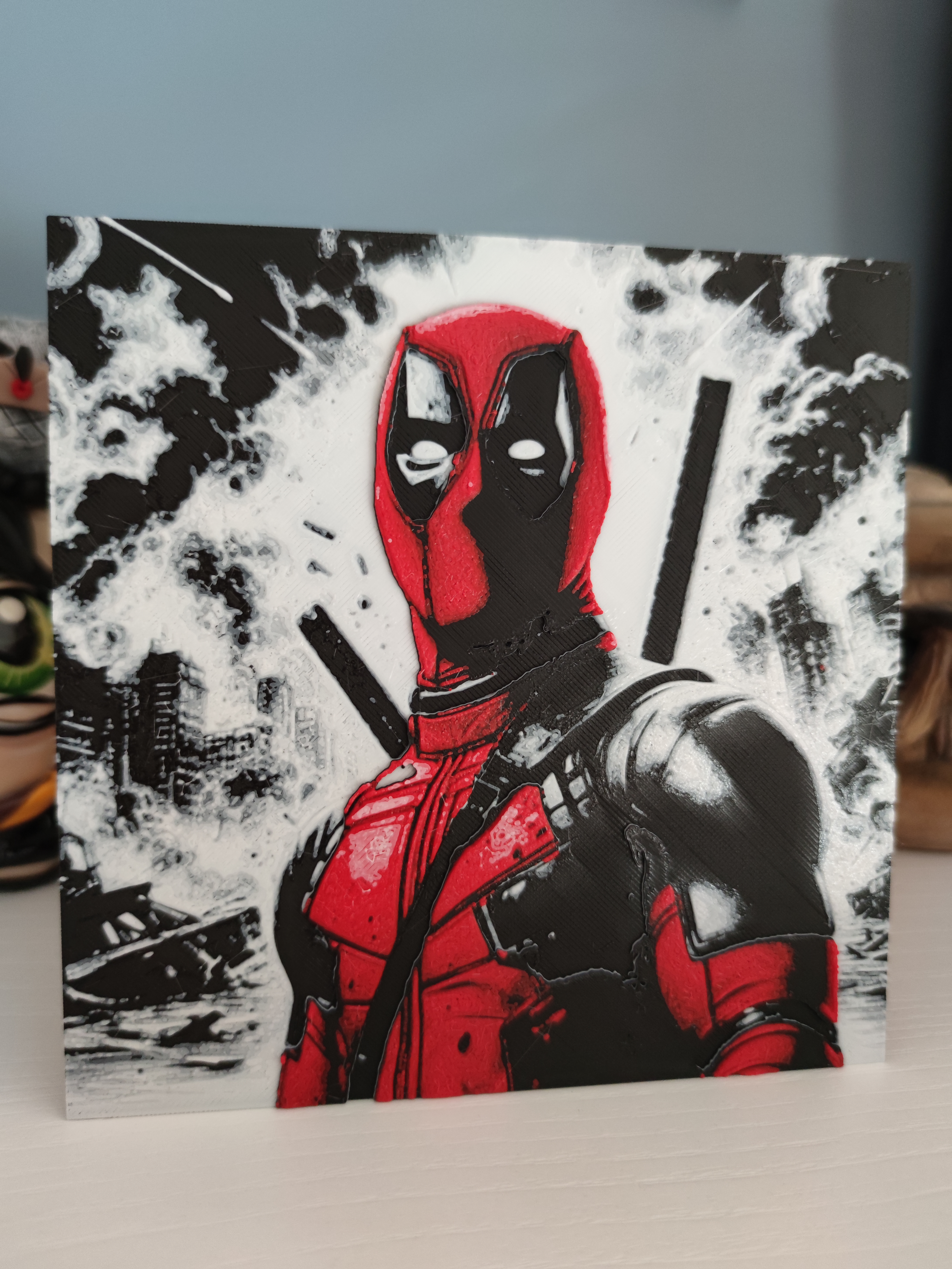 Miniatura 3 do modelo 3D Hueforge DeadPool