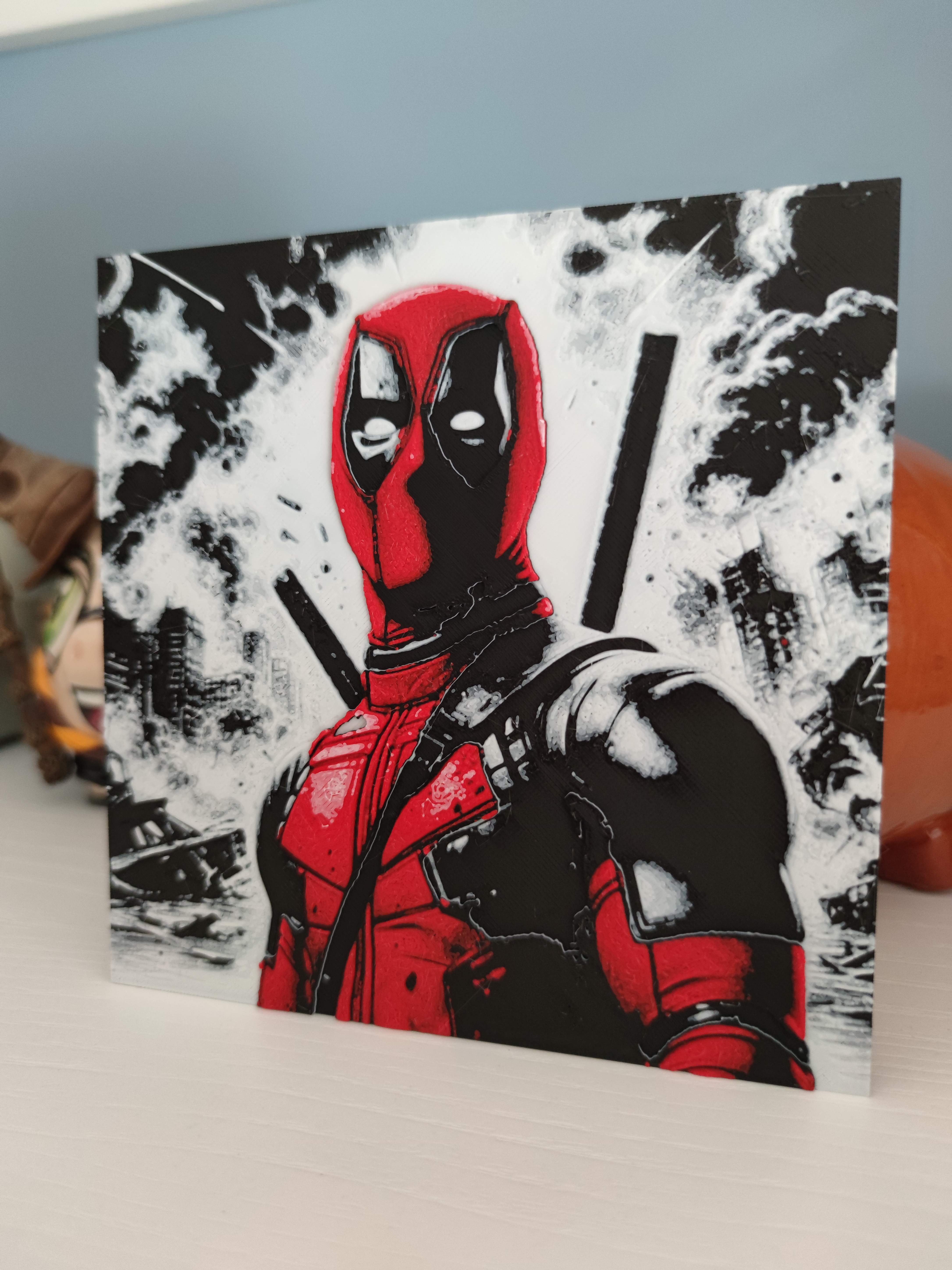 Miniatura 2 do modelo 3D Hueforge DeadPool