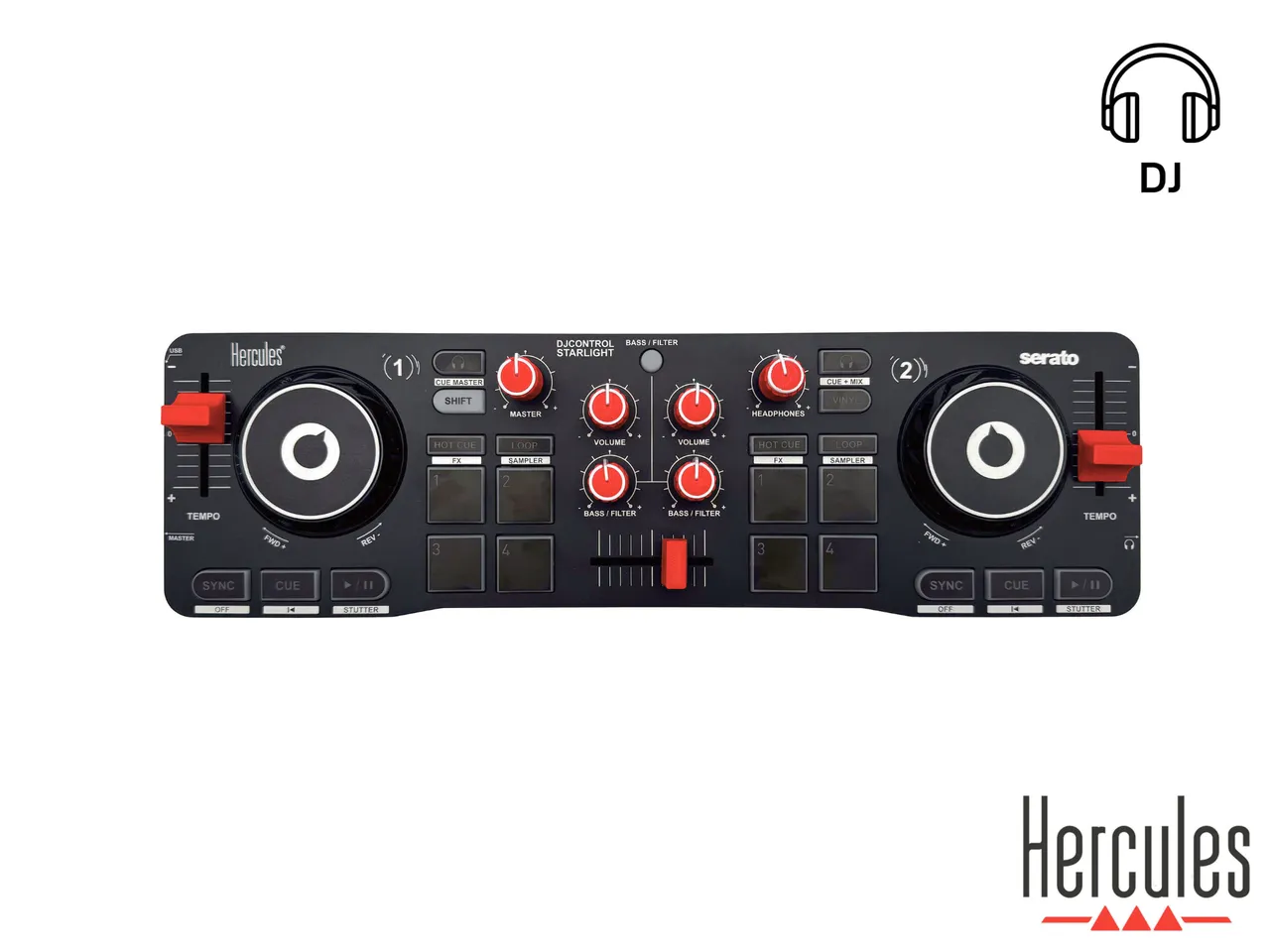 DJControl Starlight Knobs, Faders and Encoders by Hercules