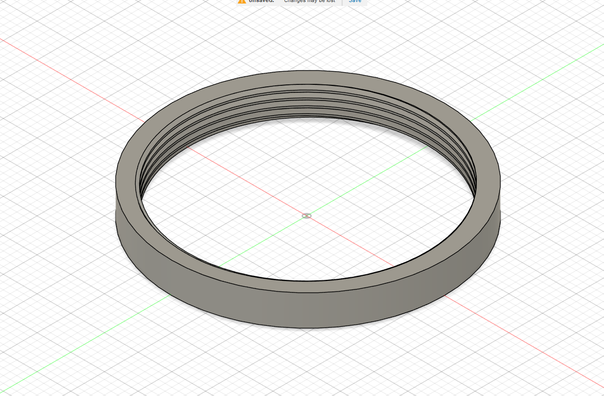 40max .step ring thread for nerf toy