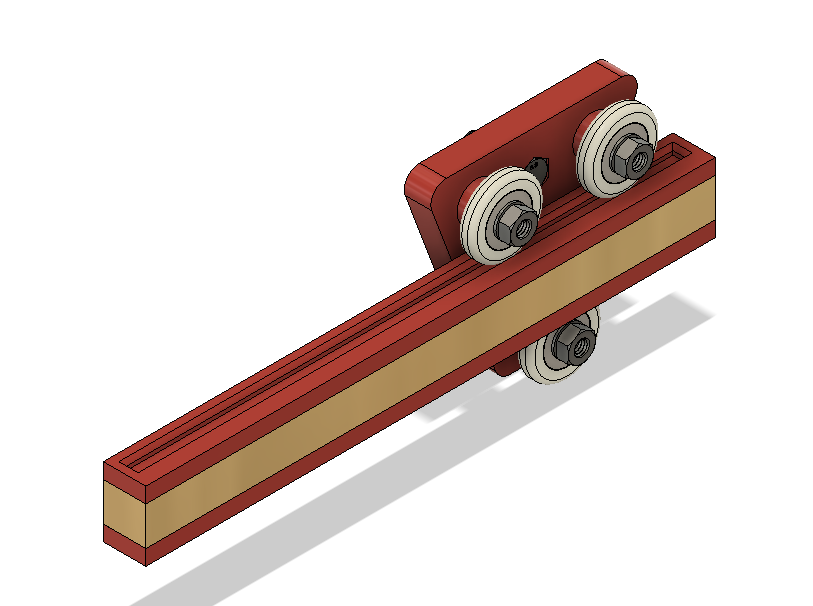 Guided Rail/Slide Carriage System - Open Drawer Project