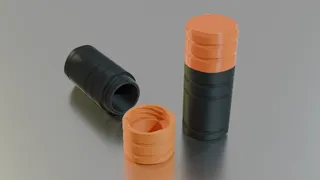 21700 Battery Case (variant T)