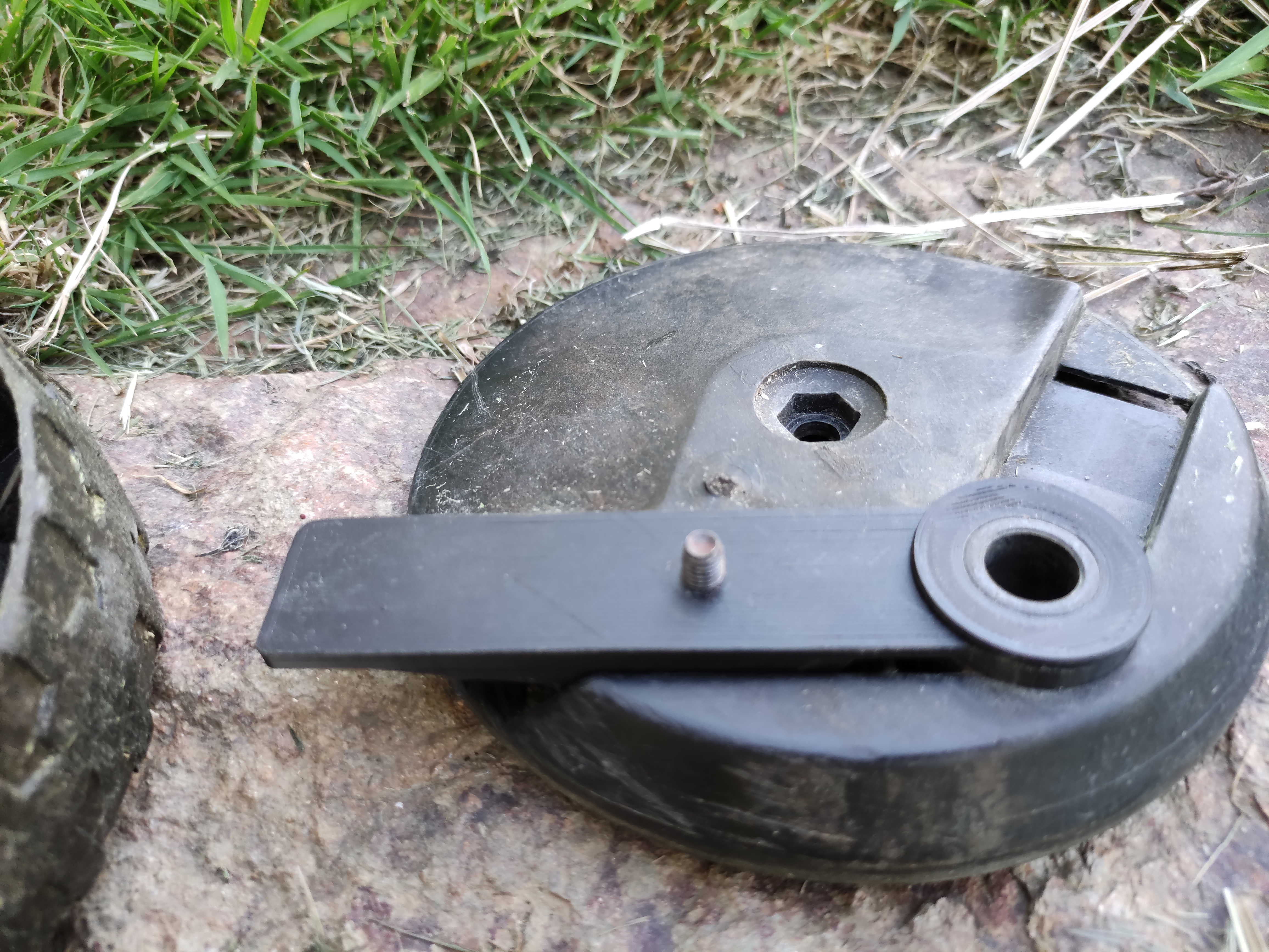 Levier de réglage roue de tondeuse avant