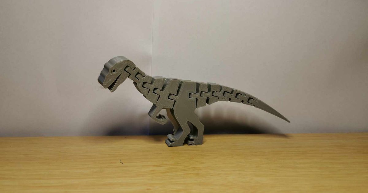 Flexi Raptor by leonnnnnnnnn | Download free STL model | Printables.com