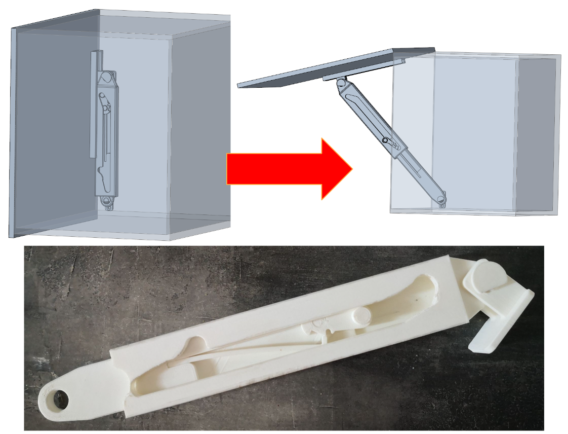 Latching mechanism for opening lids - heavy duty by Bobino | Download ...