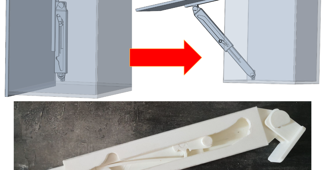 Latching mechanism for opening lids heavy duty by Bobino Download