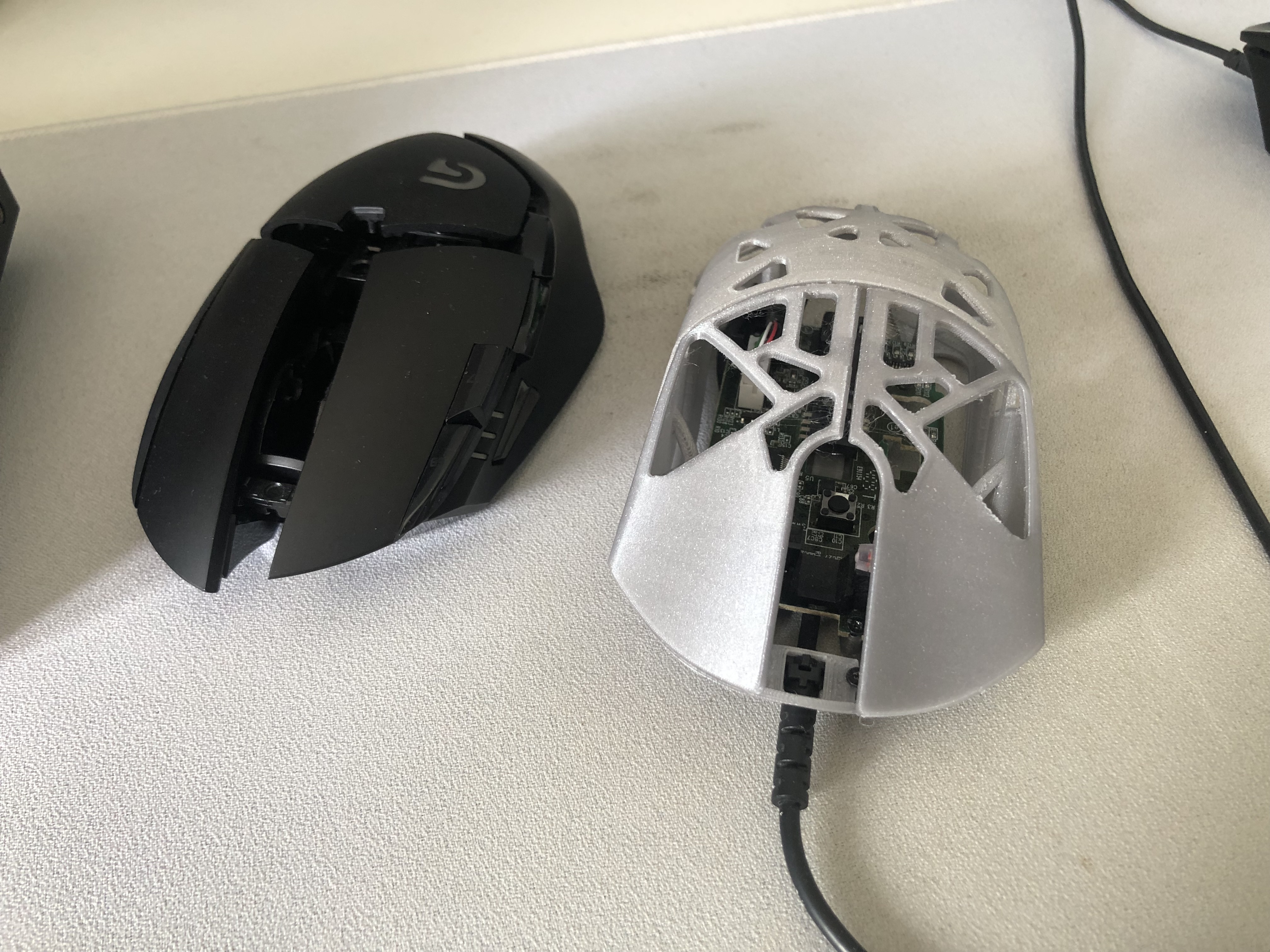 Computer Mouse Shell Stl Eos - A Barebones Mouse Shell Based on The Logitech G402 Hyperion Fury ...