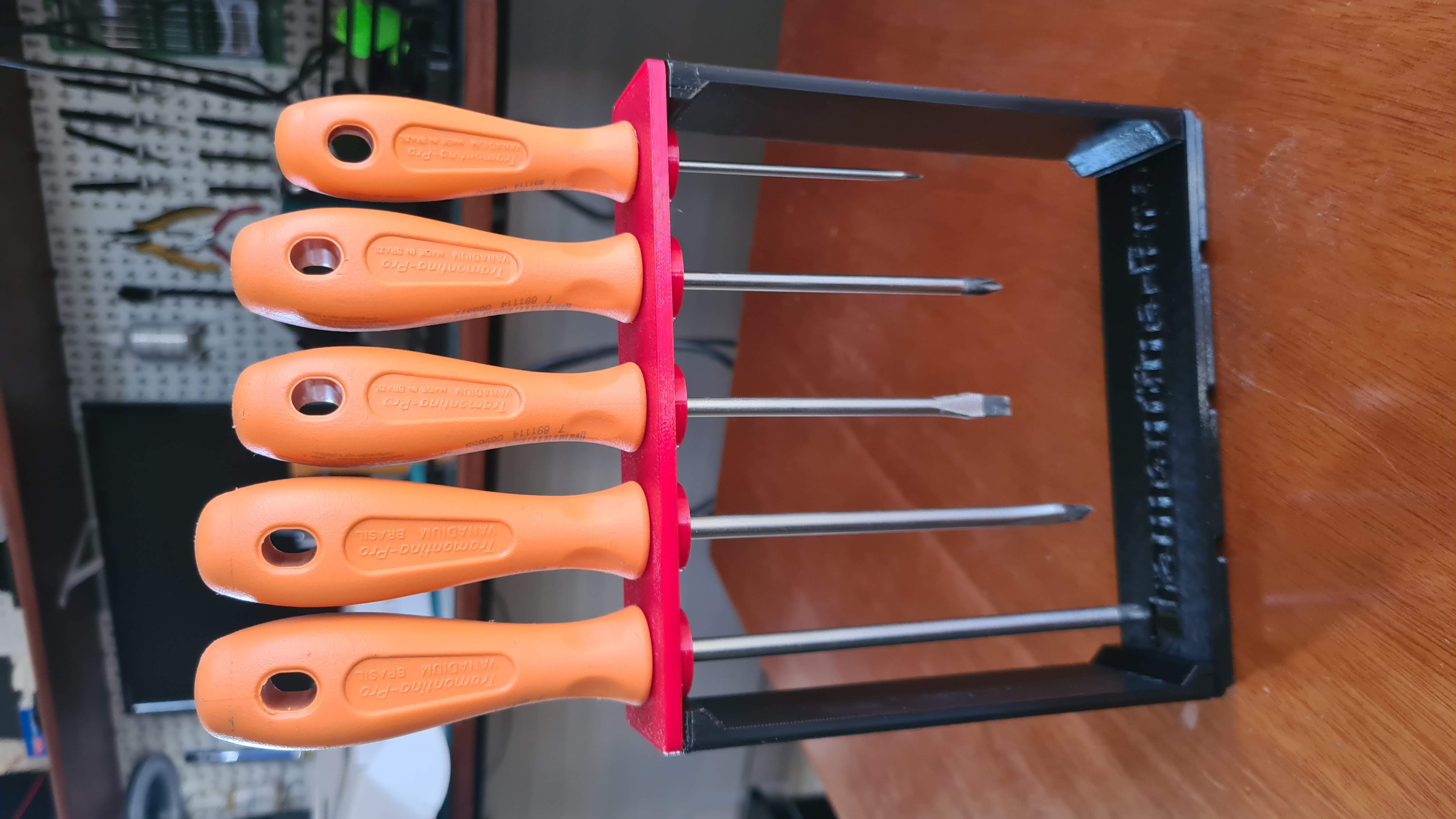 Tramontina-Pro Snap-Fit Screwdriver Stand - Gridfinity