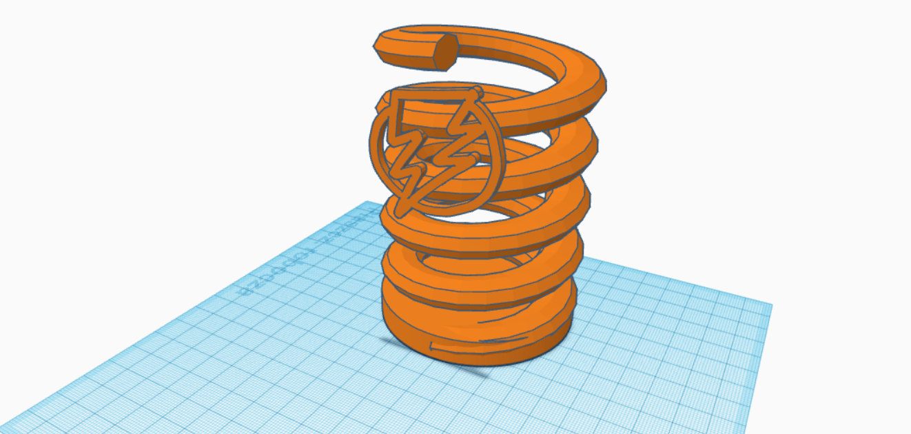 Spring-loaded pen cup