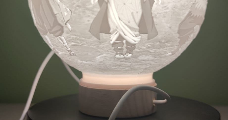 LITOFANIA DE DEMON SLAYER by Fernando Ureña Herrero | Download free STL