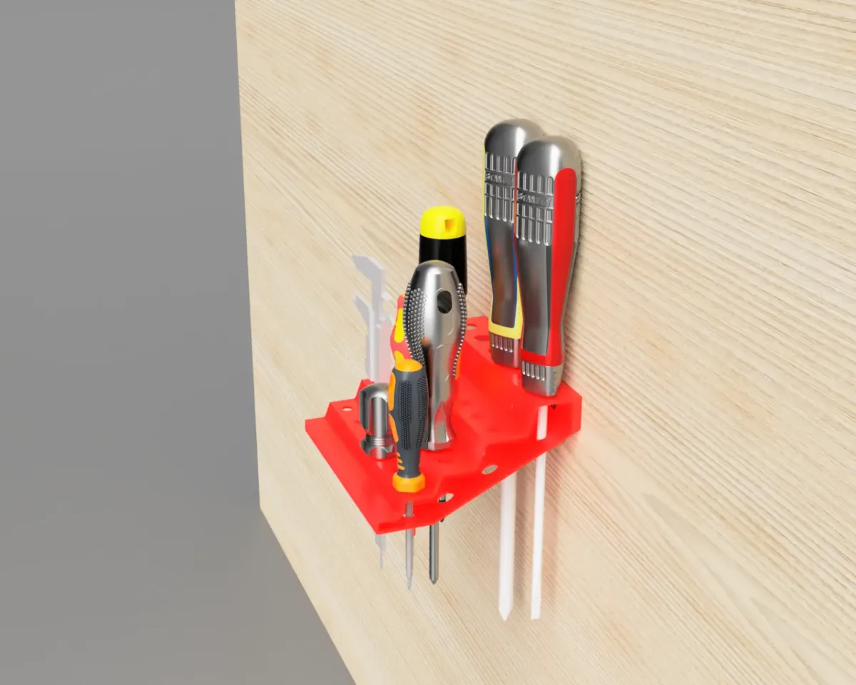 SCREWDRIVER WALL ORGANIZER by Kamil Kaleta | Download free STL model ...