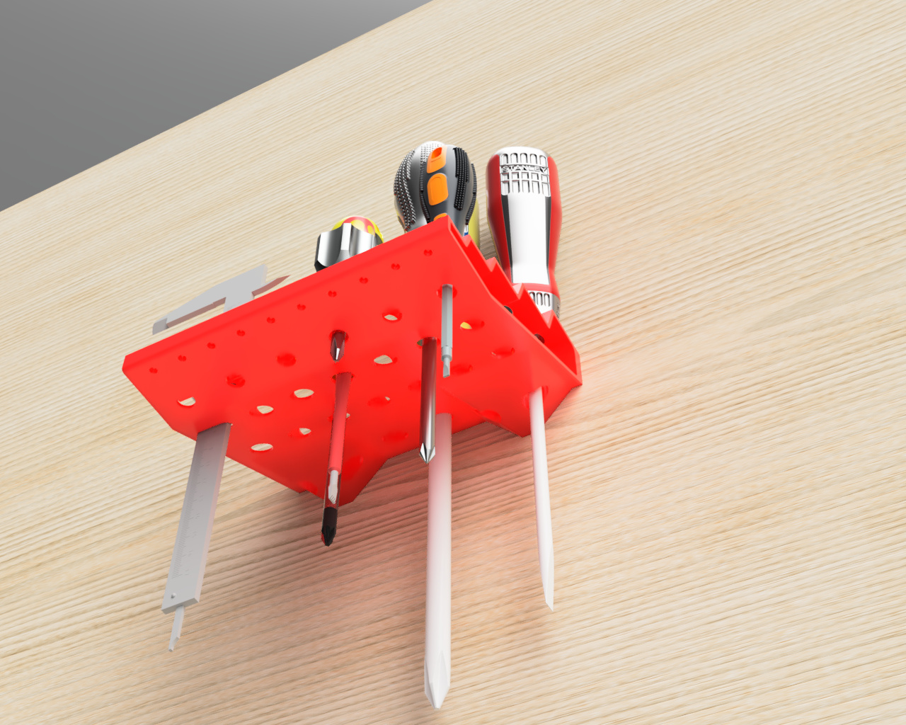 SCREWDRIVER WALL ORGANIZER by Kamil Kaleta | Download free STL model ...