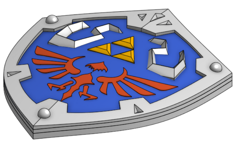 Hylian Shield (BotW/TotK) by Denis | Download free STL model ...