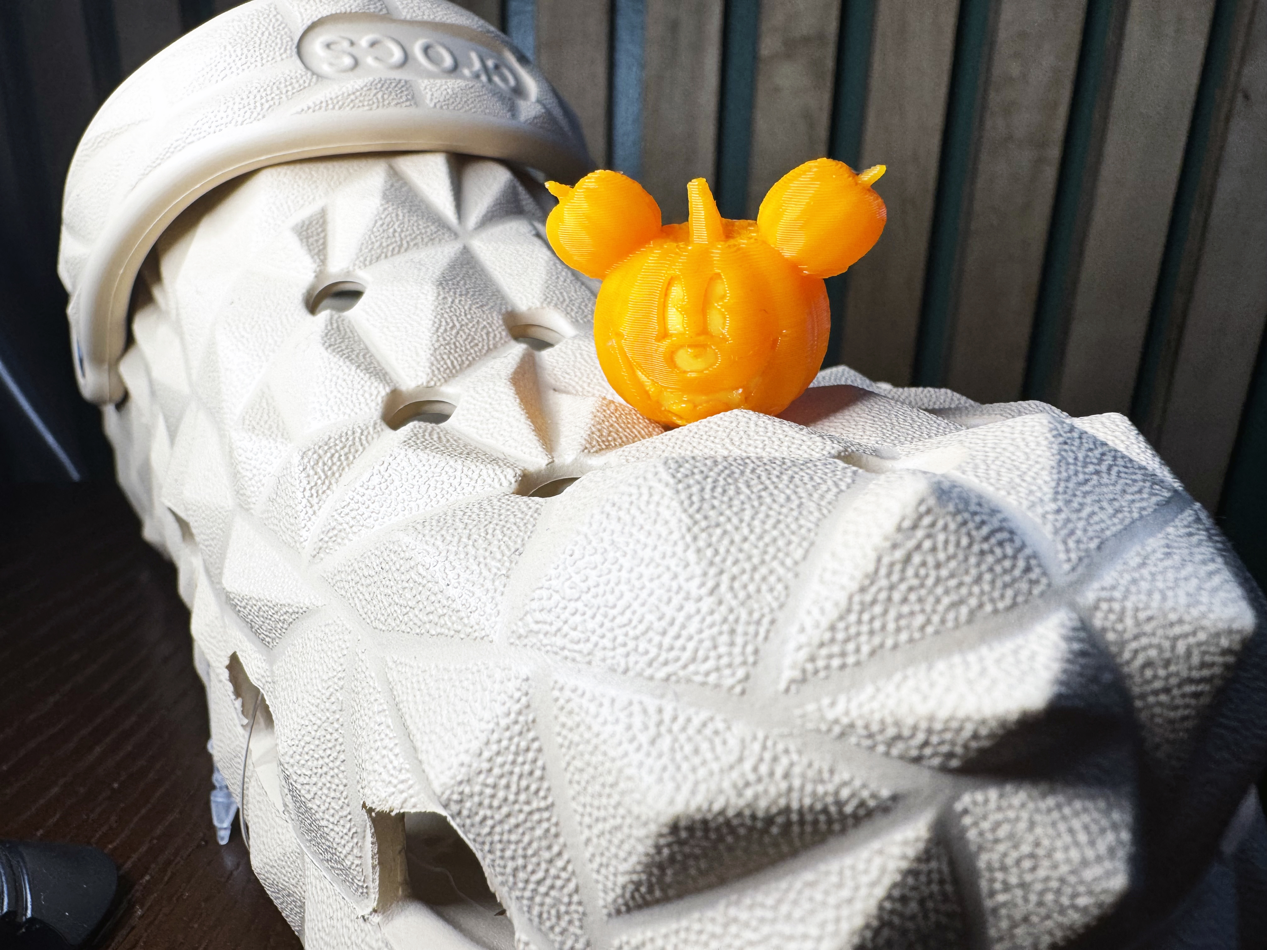 Mickey Mouse Jack O Lantern Croc Charms