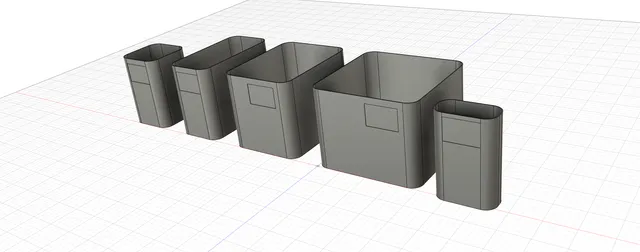 Filament Recycling Bin Set