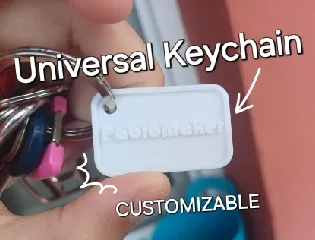 Customizable Keychain