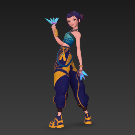 Zoey Kpop demon hunters huntrix 3d stl printer model