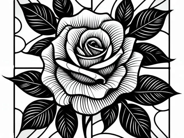 Wall art: Rose 5