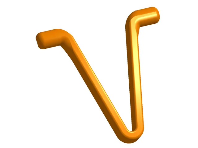 Spring-action Butterfly V-clip for Attaching Maintenance Accessories to Swimming Pool Poles — foto autora