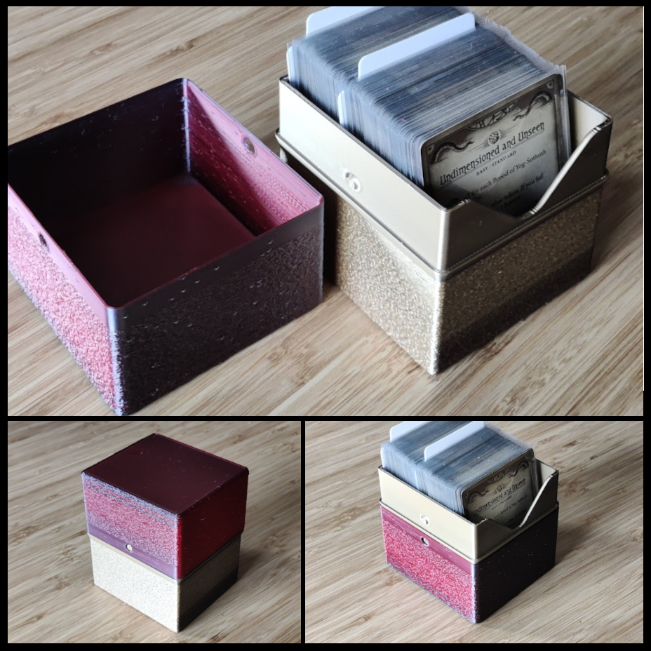 deck box with nesting lid