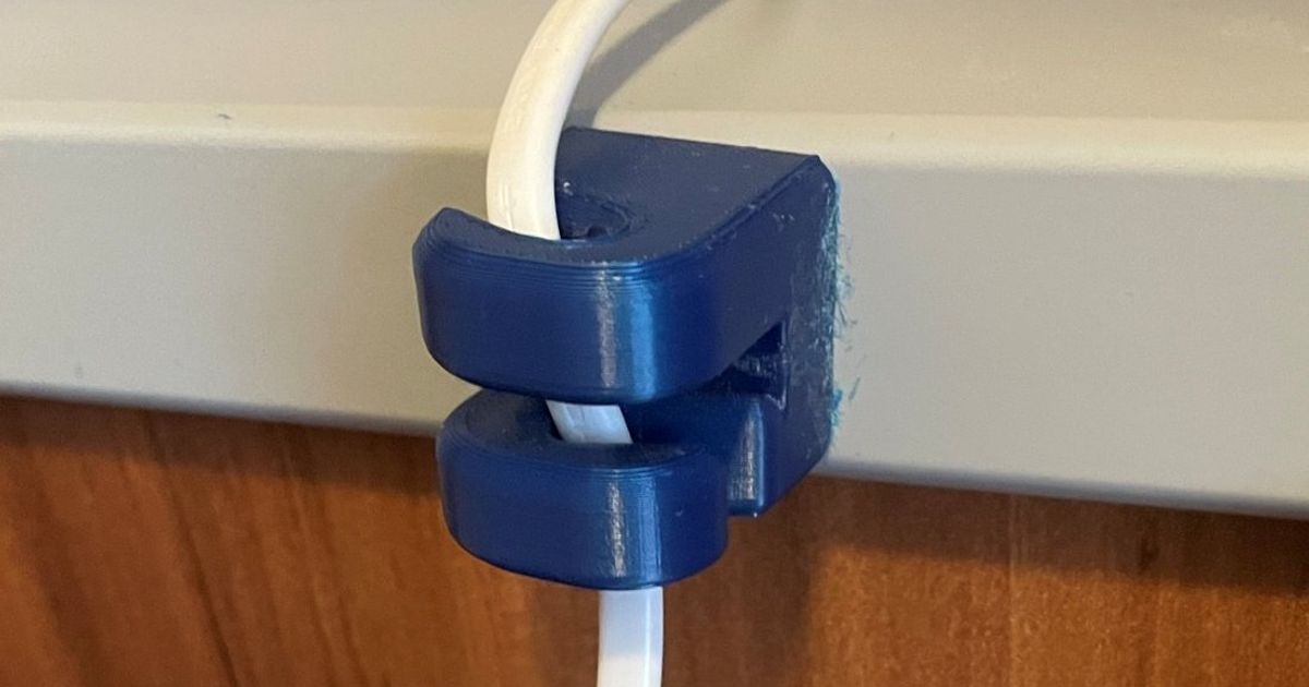 cable holder by UlrichC Download free STL model