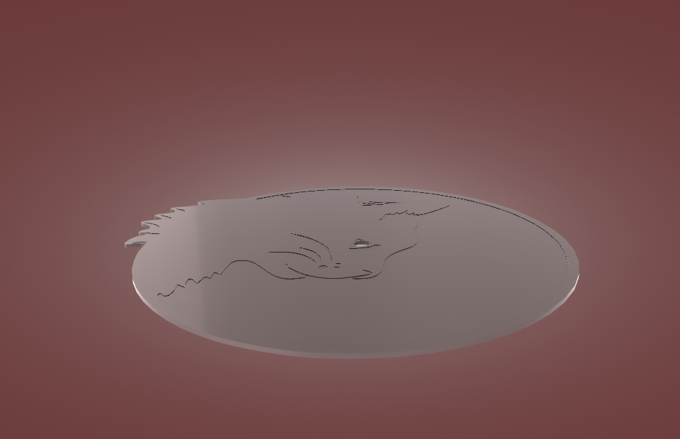Cat clock base