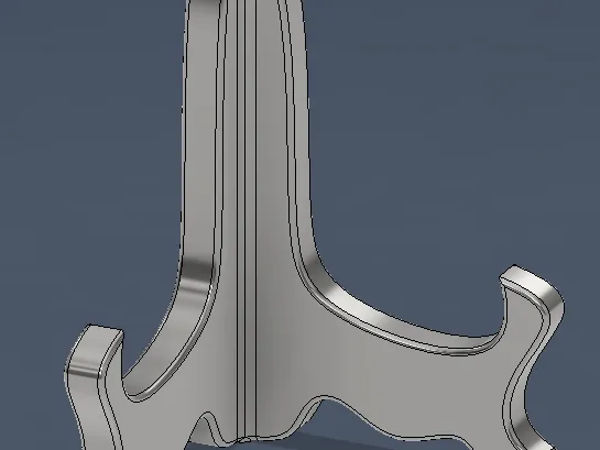 plate display stand 100mm x 60mm