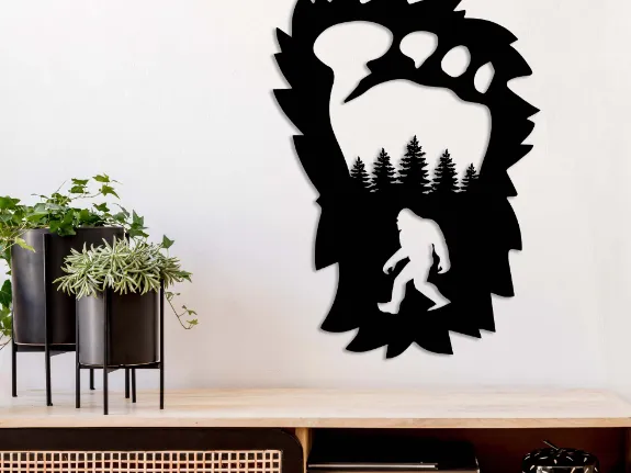BIGFOOT FOOT Wall Art