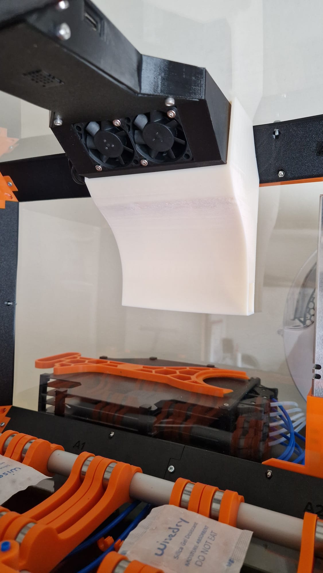 Duct for (Un)original Prusa Heated Drybox 3D model thumbnail