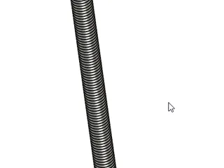 threaded rod 3/16 by Boostcreep | Download free STL model | Printables.com