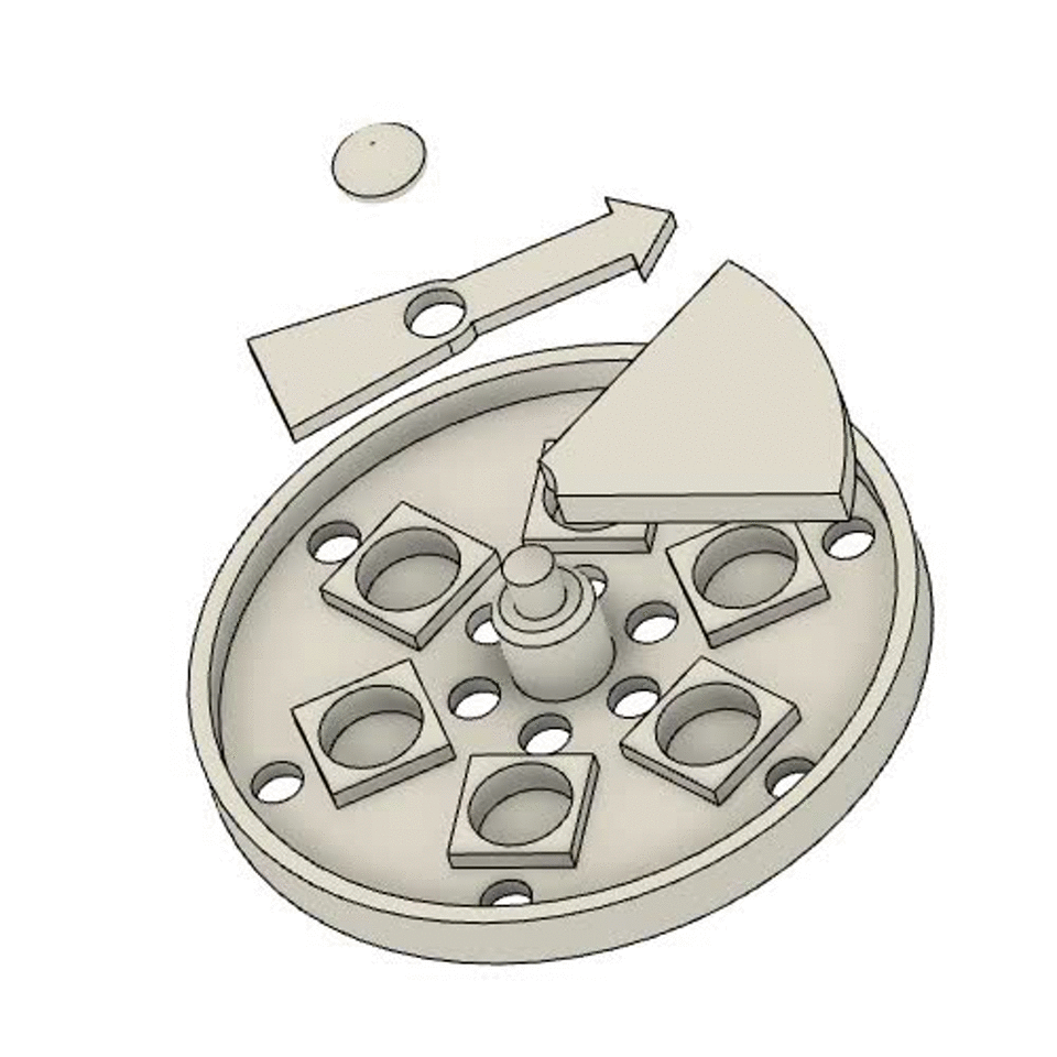 Miniatura 2 do modelo 3D Customizable Decision Maker (Magnet ready)