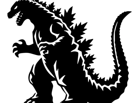 Godzilla Wall decor