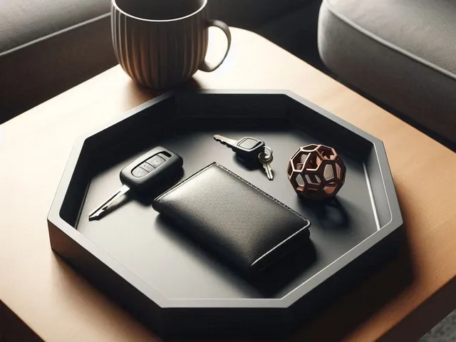 Octagonal Key & Wallet Tray