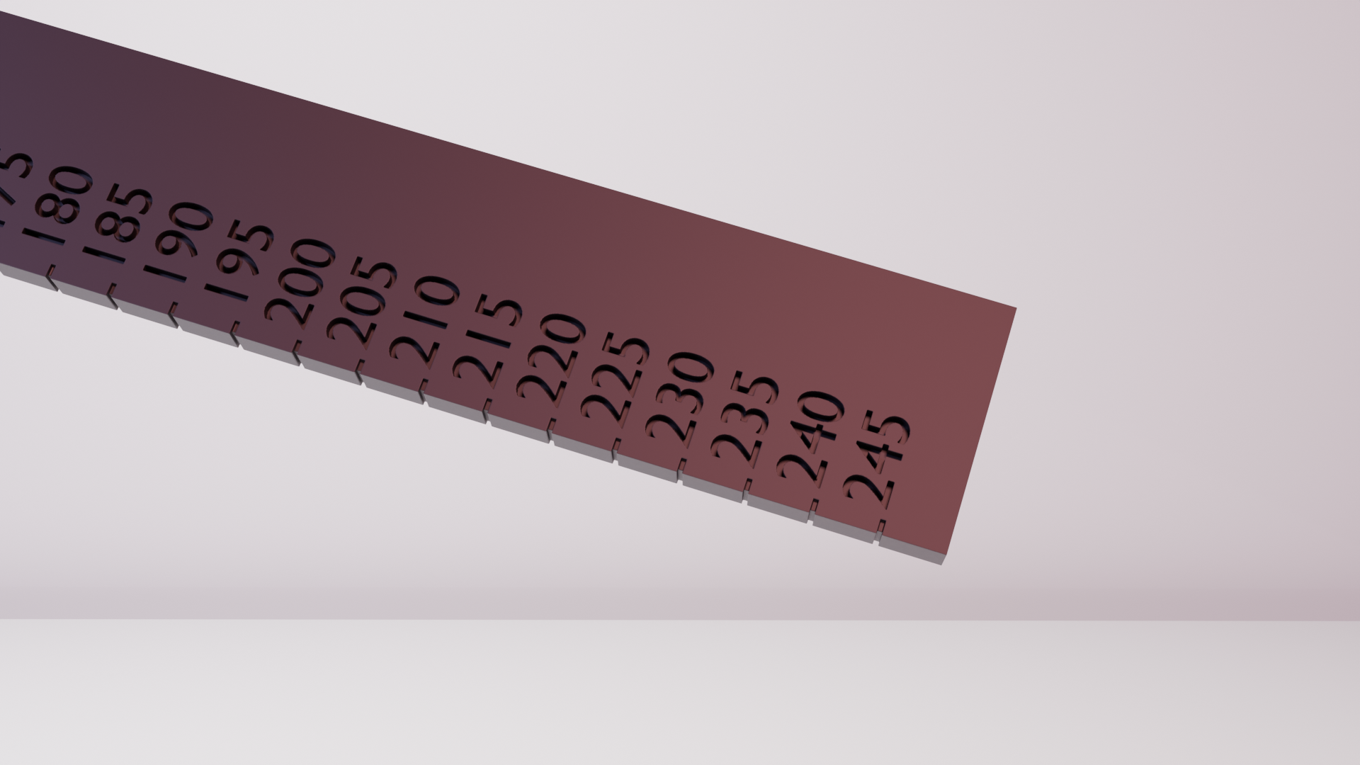 Miniatura 2 do modelo 3D Simple ruler