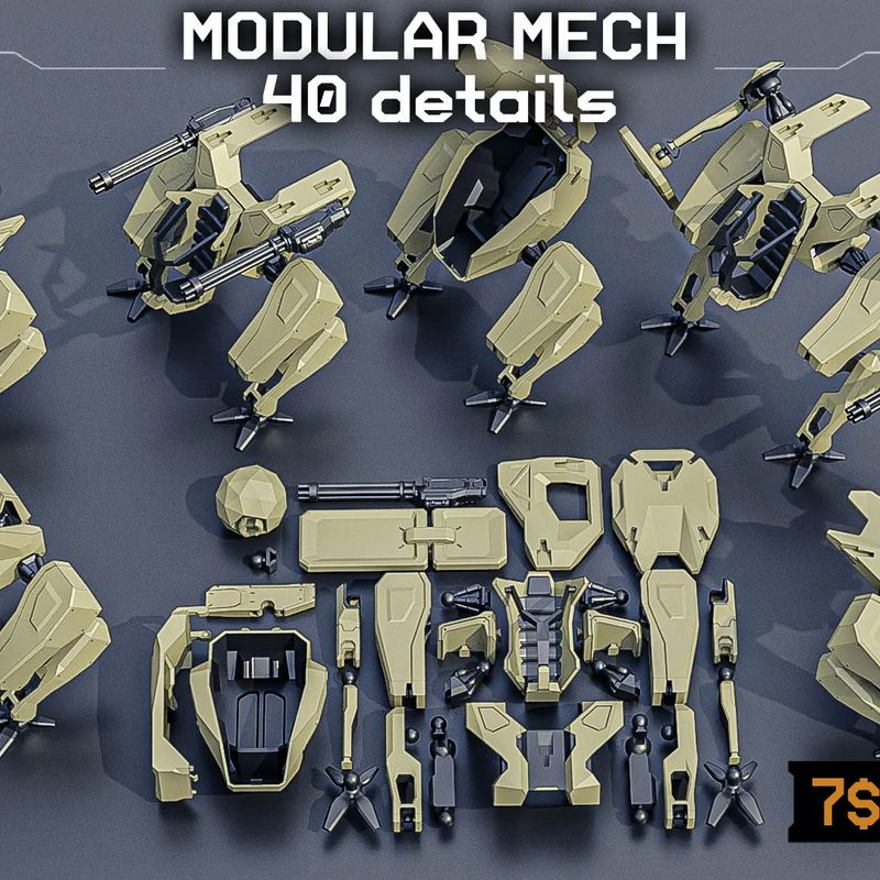 Mech Modular by Kmech Toys | Download free STL model | Printables.com