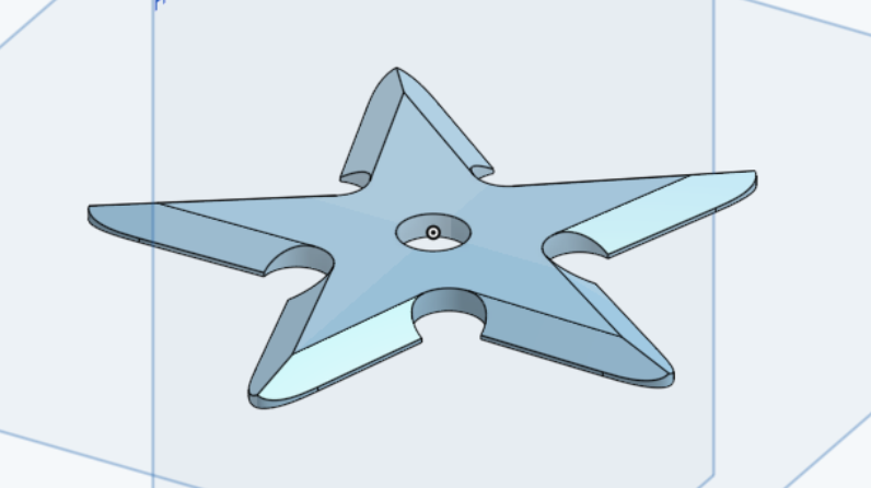 Miniatura 5 do modelo 3D Throwing Star - Fun Toy