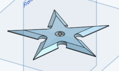 Miniatura 4 do modelo 3D Throwing Star - Fun Toy