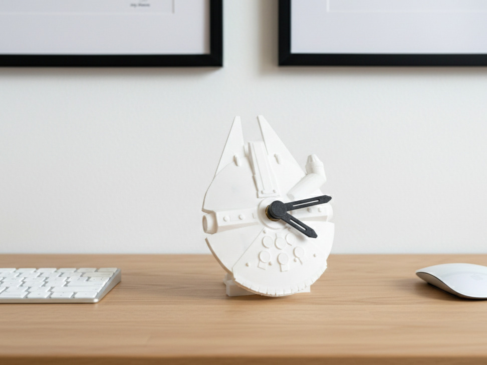 Falcon Dock Desk Clock