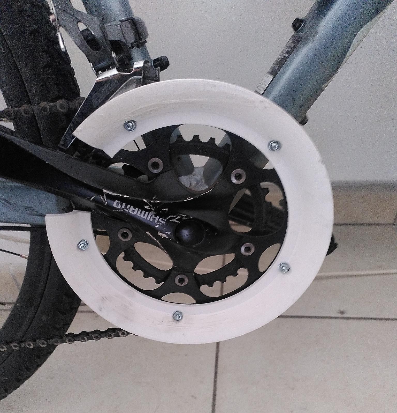 Chain guard for Shimano 50T FC-RS200 crankset